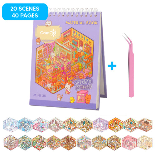Sticker Book – Fun Scenes to Create!