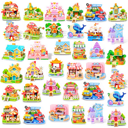 Mini 3D House Puzzle Kit