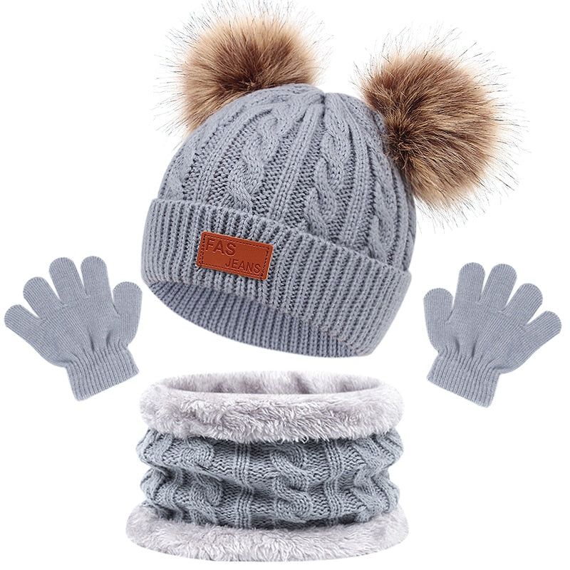 Children’s Hat, Scarf and Gloves