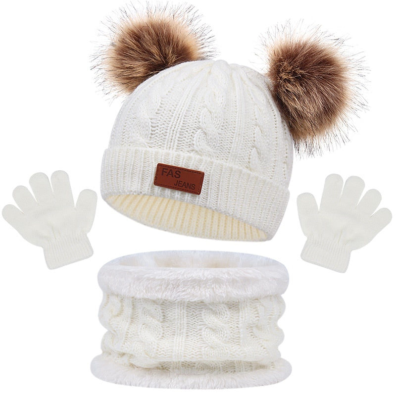 Children’s Hat, Scarf and Gloves