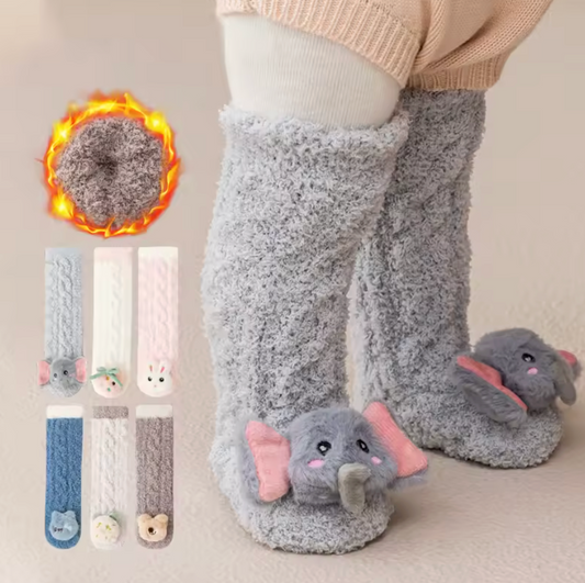 Calcetines Cozy Critter – Pack de 3 o 6 Pares para Niños
